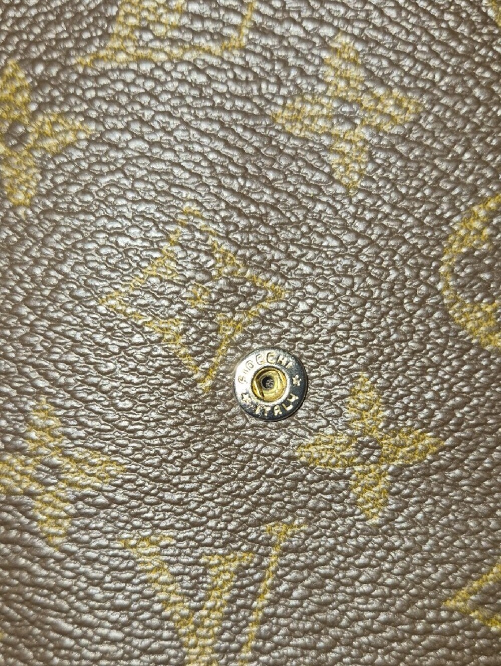 Louis Vuitton Monogram Fold-Over Wallet in Brown and Tan - Picture 8 of 9